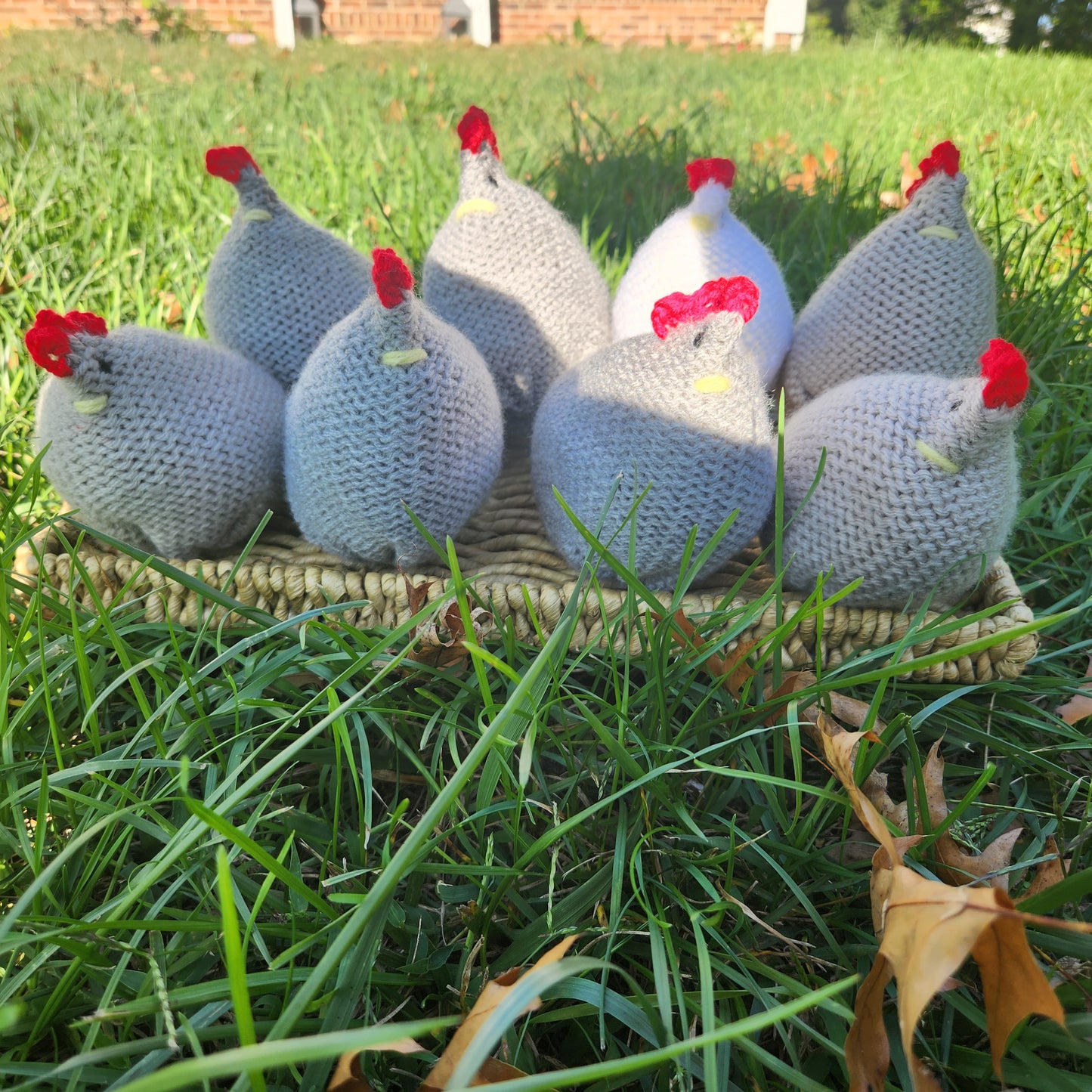 Barnyard Knitted Chicken