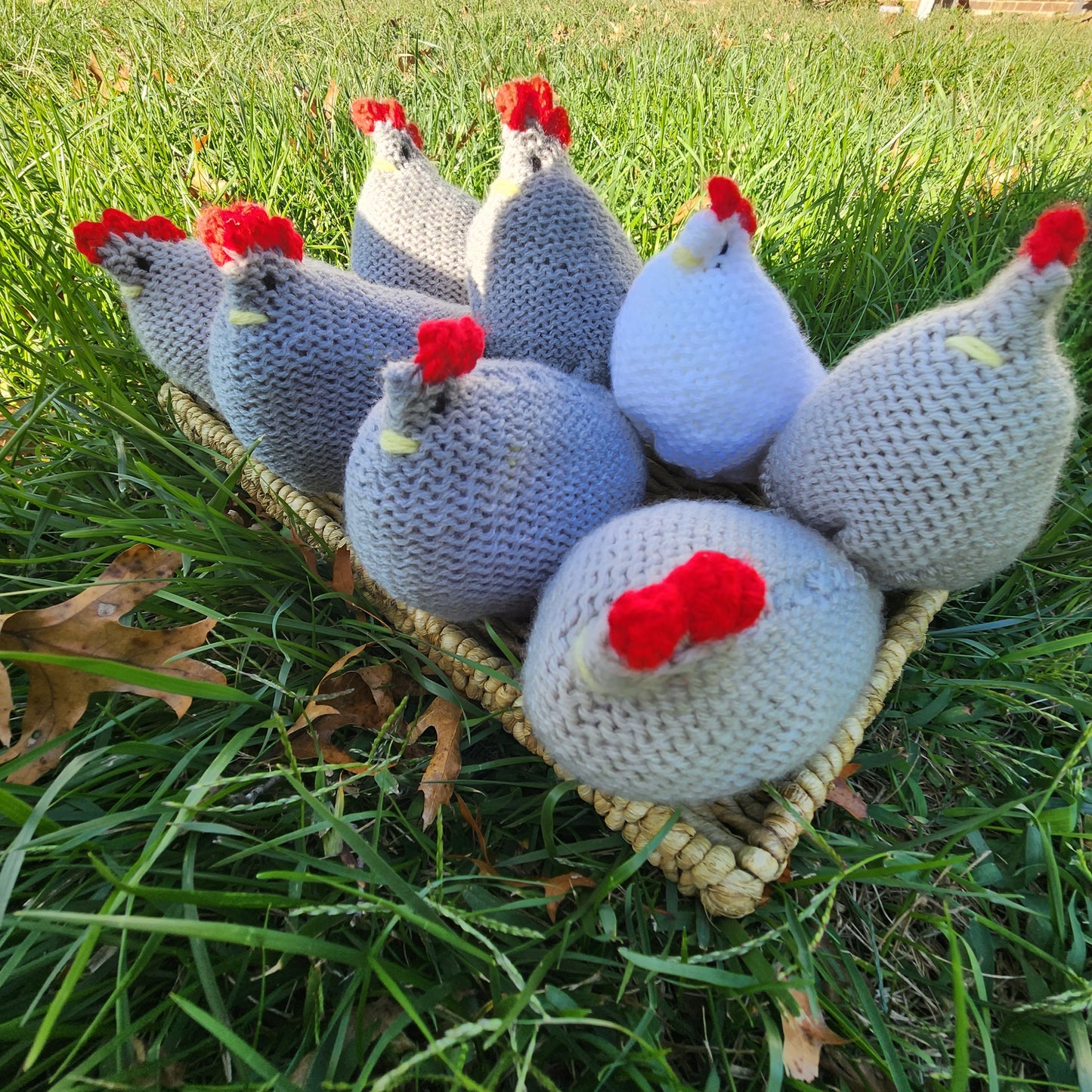 Barnyard Knitted Chicken