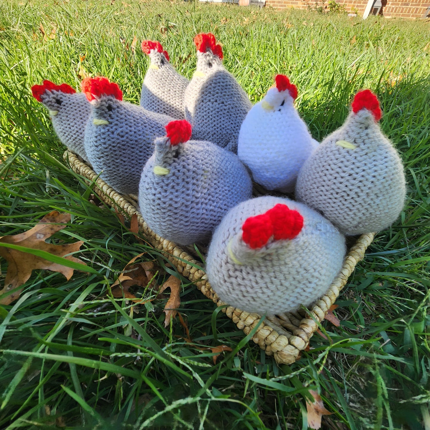 Barnyard Knitted Chicken
