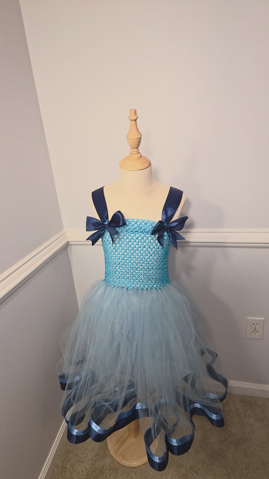 Serene Blue Sky Tutu Dress