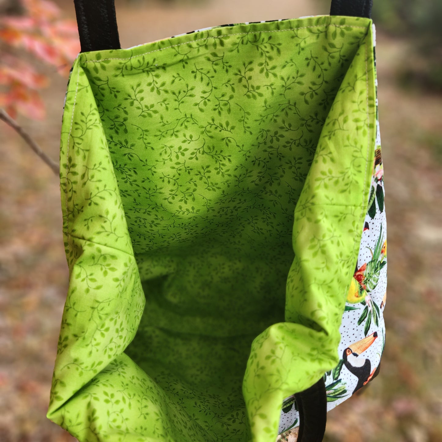 Vegan Leather Tocan Market Tote